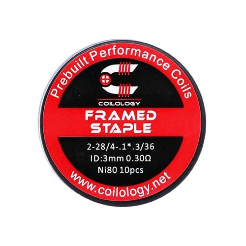 10pcs Coilology Framed Staple Prebuilt Coil 28ga*2...