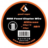 10ft GeekVape N80 Fused Clapton Wire (30GAx3+38GA)
